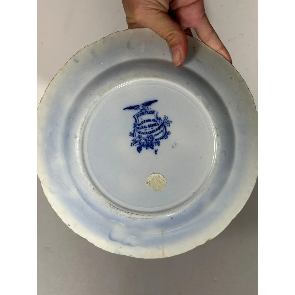 Flow Blue Adams Ironstone 9